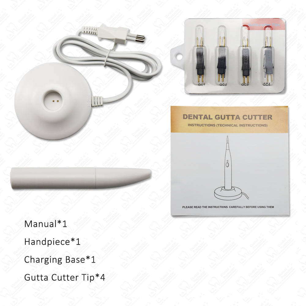 Wireless Endo Obturation Gutta Percha Cutter Percha-Points Gum Cutter Heating with 4Pcs Needle Tips