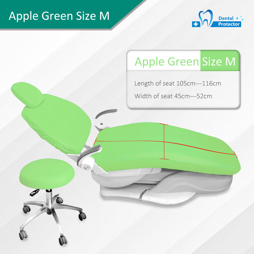 Dental Chair Covers Dental TPU Material Dental Unit Covers Seat Cover Elastic Waterproof Protective Case Protector Dentist Equipment 4 pcs/set