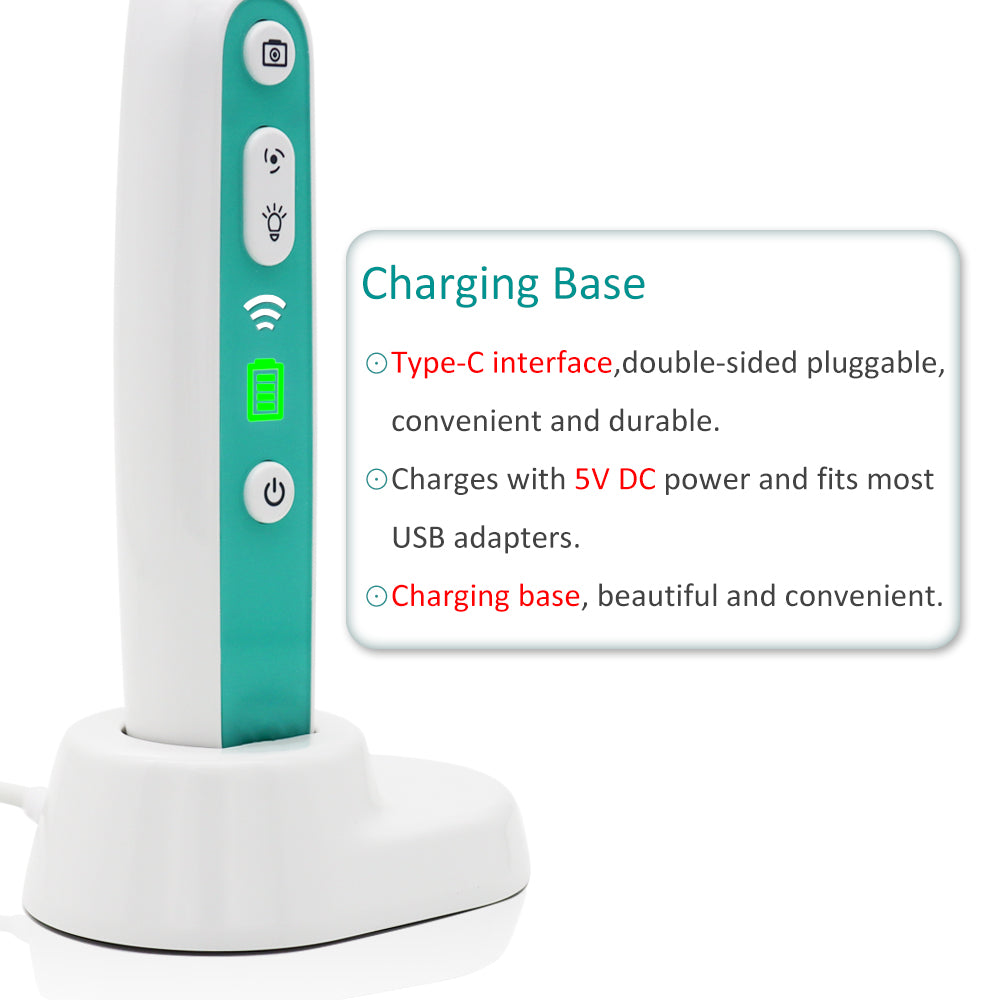 PROTECTOR DC-W Wireless WiFi HD USB Oral Dental Camera Intraoral Endoscope Dentist Device LED Light Real-time Video Inspection Teeth Whitening