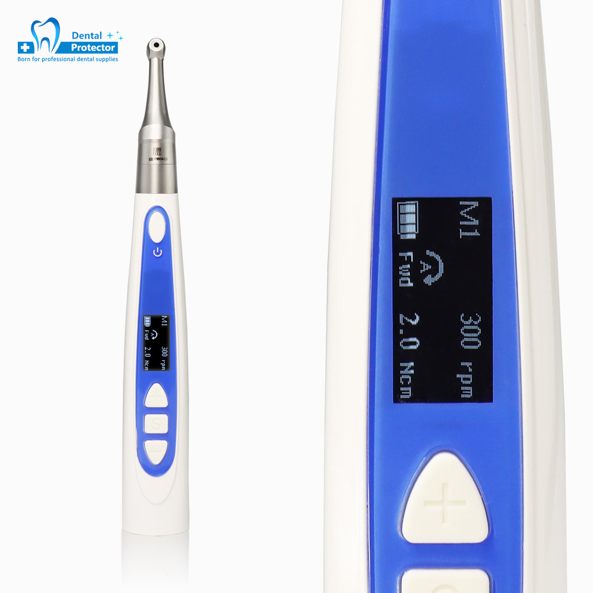 Dental Wireless Endo Motor with Apex locator 2 in 1,10 Program Setting & Alternative Reciprocating