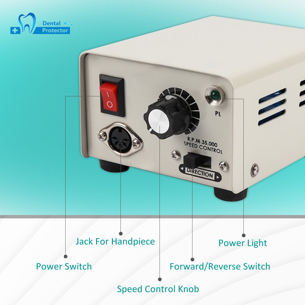 65W Strong 90 Control Box Strong 210 35K 102L Handpiece for Manicure Pedicure Nail Drill Apparatus for Manicure Machine Tool for Dental Lab