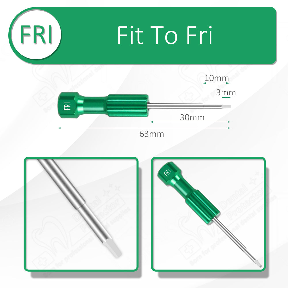 8 pcs Implant Screwdriver Denture Implant System Abutment Screwdriver Implant Screw Drivers Kit with Steel Stand Box