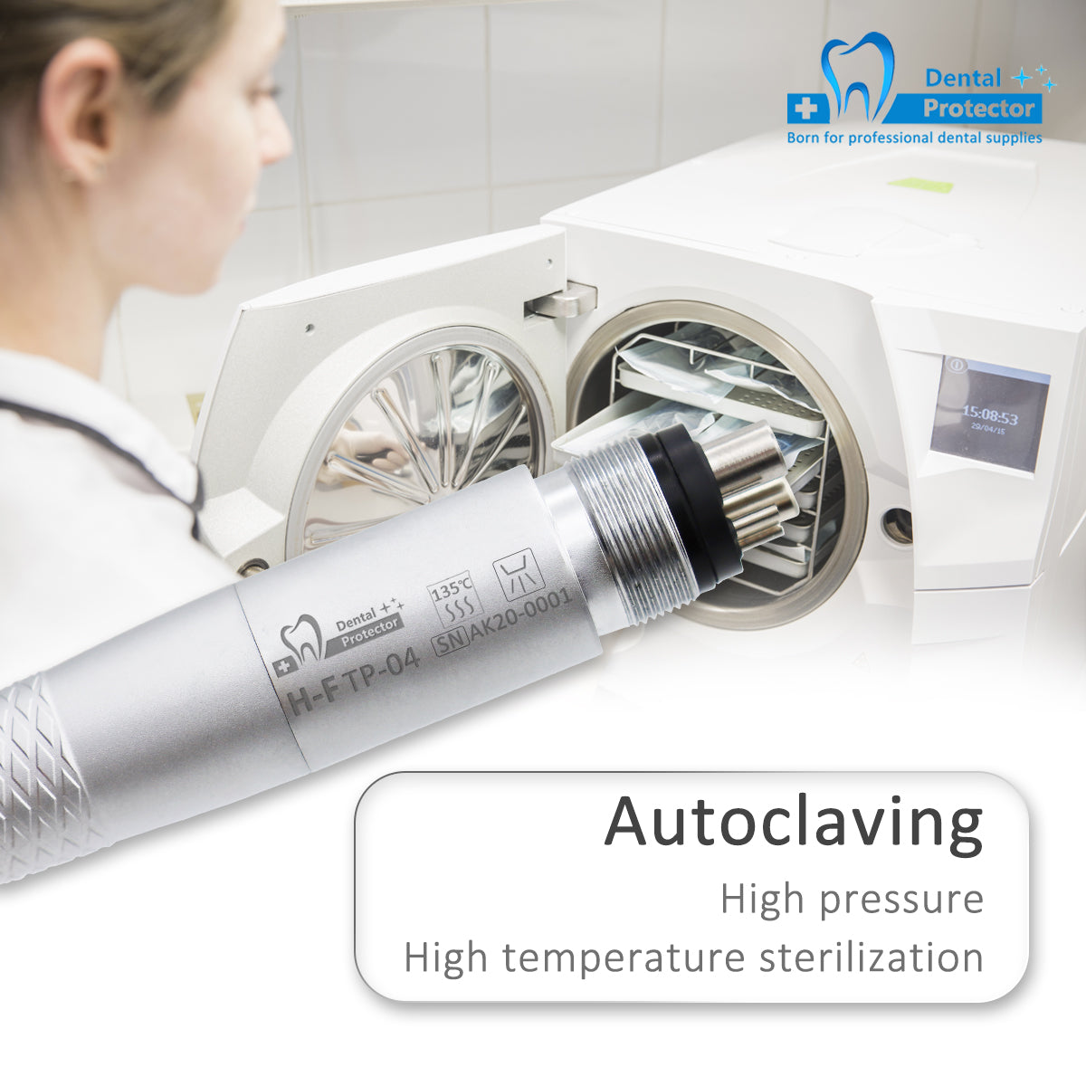 H-F High Speed Handpiece Dental Contra Angle Generator Germany Bearing