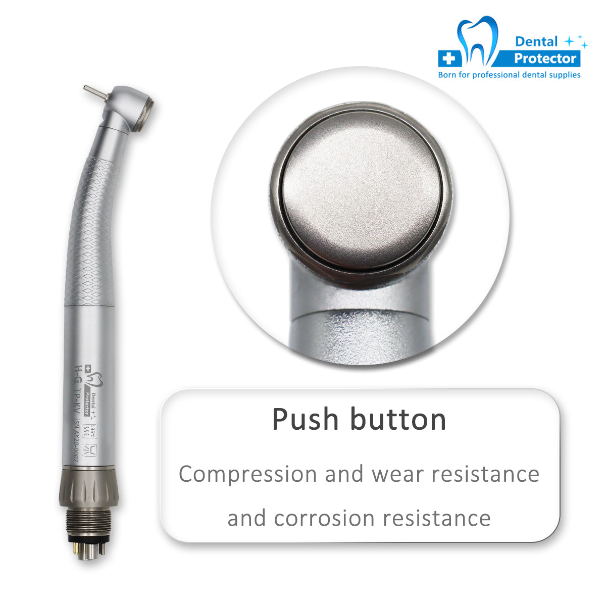 H-G High Speed Handpiece Dental Contra Angle With Optical Fiber Germany Bearing Kavo Type