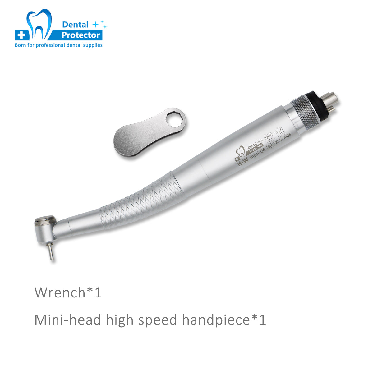 H-W Mini04 High Speed Contra Angle Dental Handpiece Good Cooling Mini Head Germany Bearing