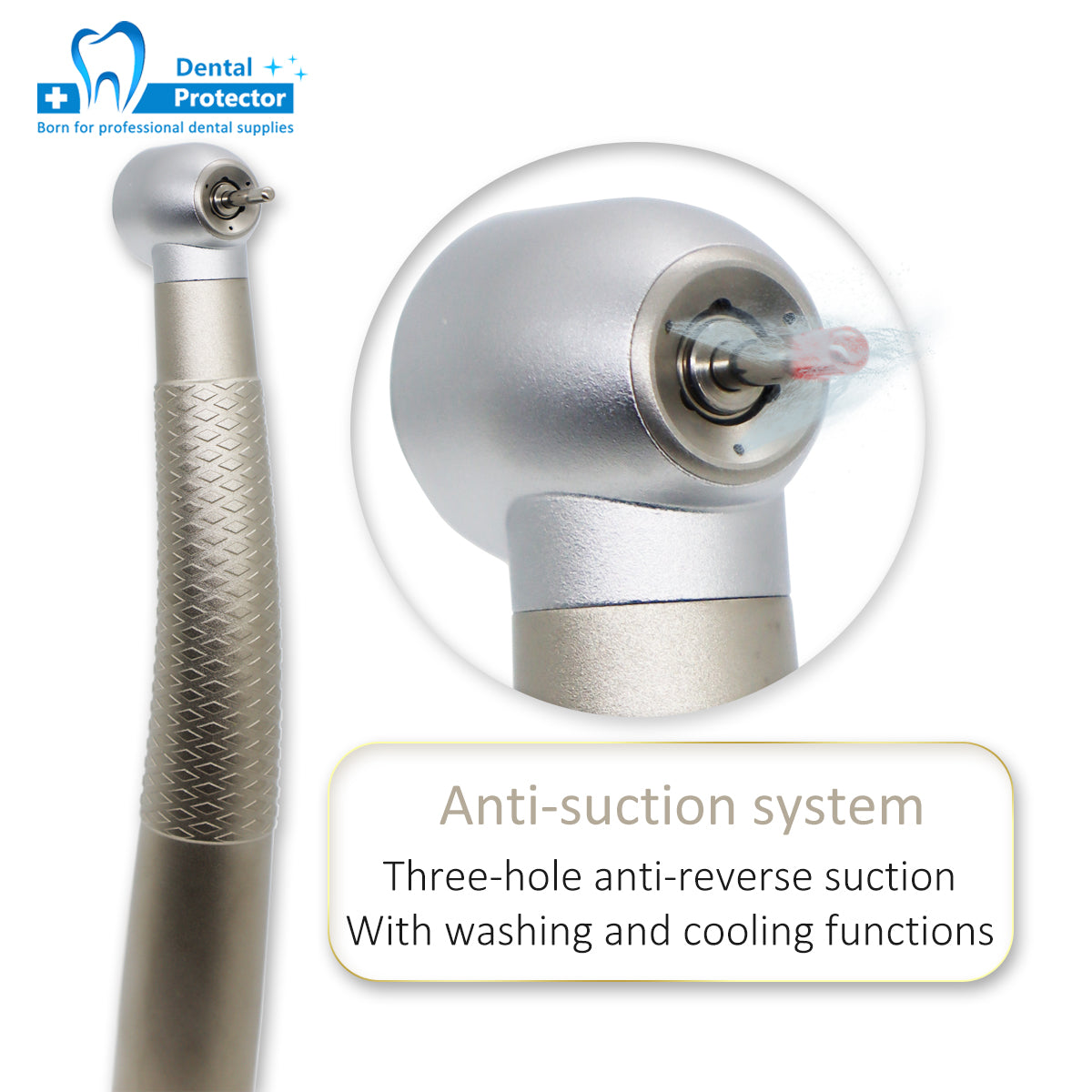 H-W TP04 High Speed Contra Angle Dental Handpiece Good Cooling Germany bearing