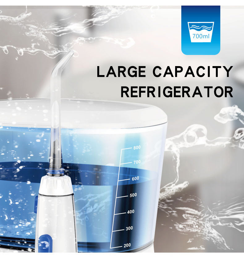 Waterpulse V300 Oral Irrigator 5pcs Tips Dental Water Flosser Water Floss 800ml Oral Hygiene Dental Flosser Water Flossing V300