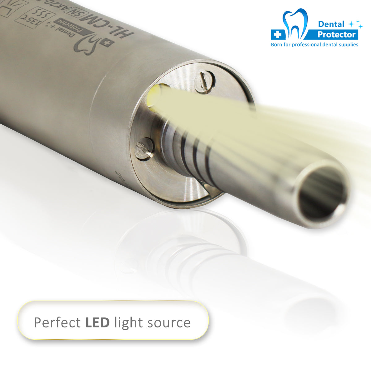 HL-CM Low Speed Air Motor Dental Handpiece With Optical Fiber