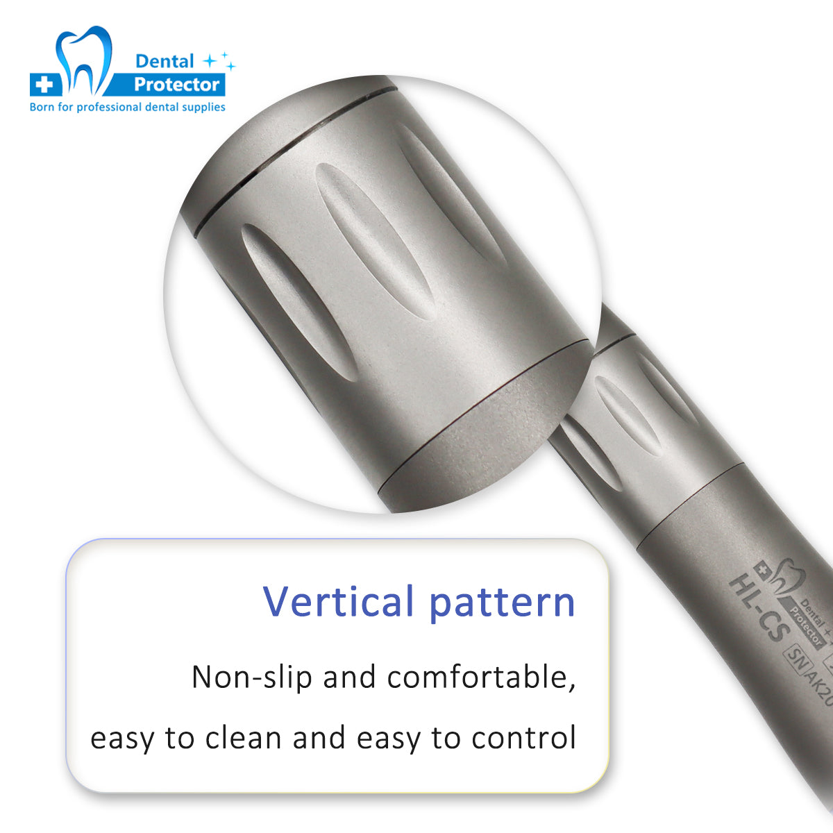 HL-CS Low Speed Straight Head Eental Handpiece With Optical Fiber
