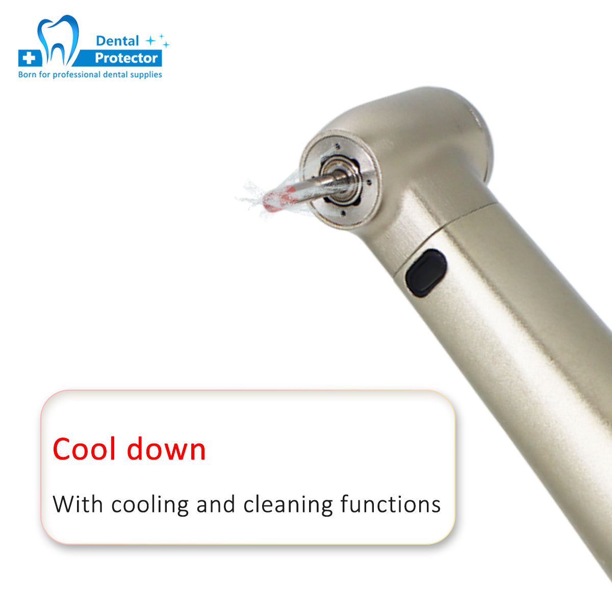 HL-R Low Speed 1:5 Dental Handpiece With Optical Fiber