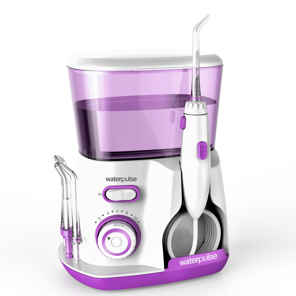Waterpulse V300 Oral Irrigator 5pcs Tips Dental Water Flosser Water Floss 800ml Oral Hygiene Dental Flosser Water Flossing V300