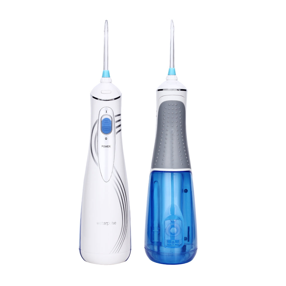 Waterpulse V400P/V400 Oral Irrigator Portable Cordless Irrigators With Travel Case Rechargeable Battery Water Flosser Teeth