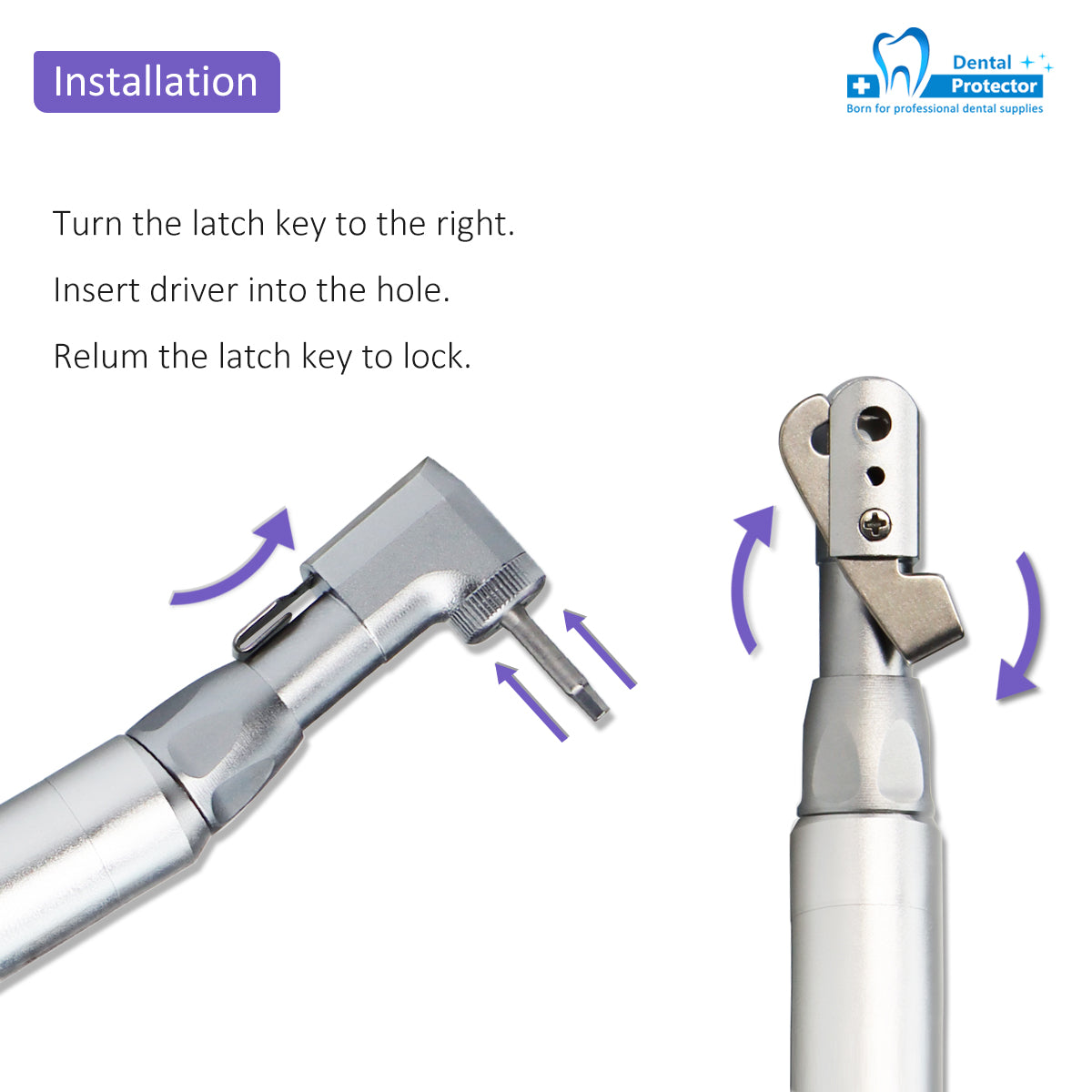 Dental Low Speed Handpiece Implant Torque Wrench 5N-35N Drivers 2.35mm Latch Type Bits Contra Angle Universal Silver Metal Box