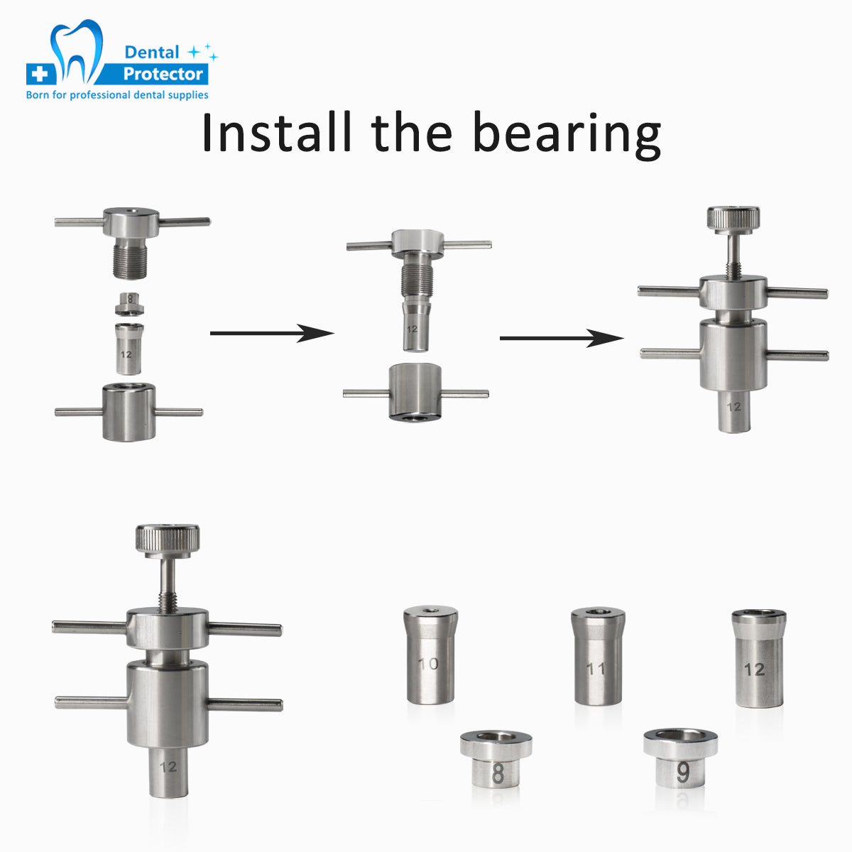 Dental Handpieces Repair Tools Handpieces Bearings Cartridge Turbine Maintenance Tool Set Dentist Tools