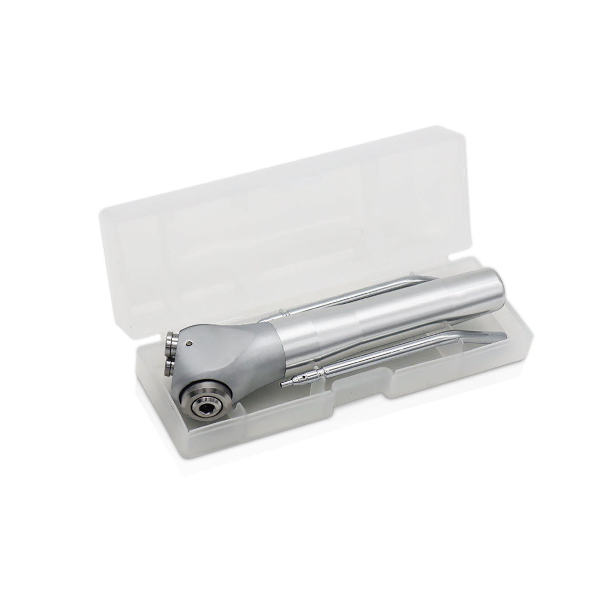 Dental 3 Way Syringe Triple Air Water Spray Syringe with 2 Metal Alloy Tips Tube Nozzles