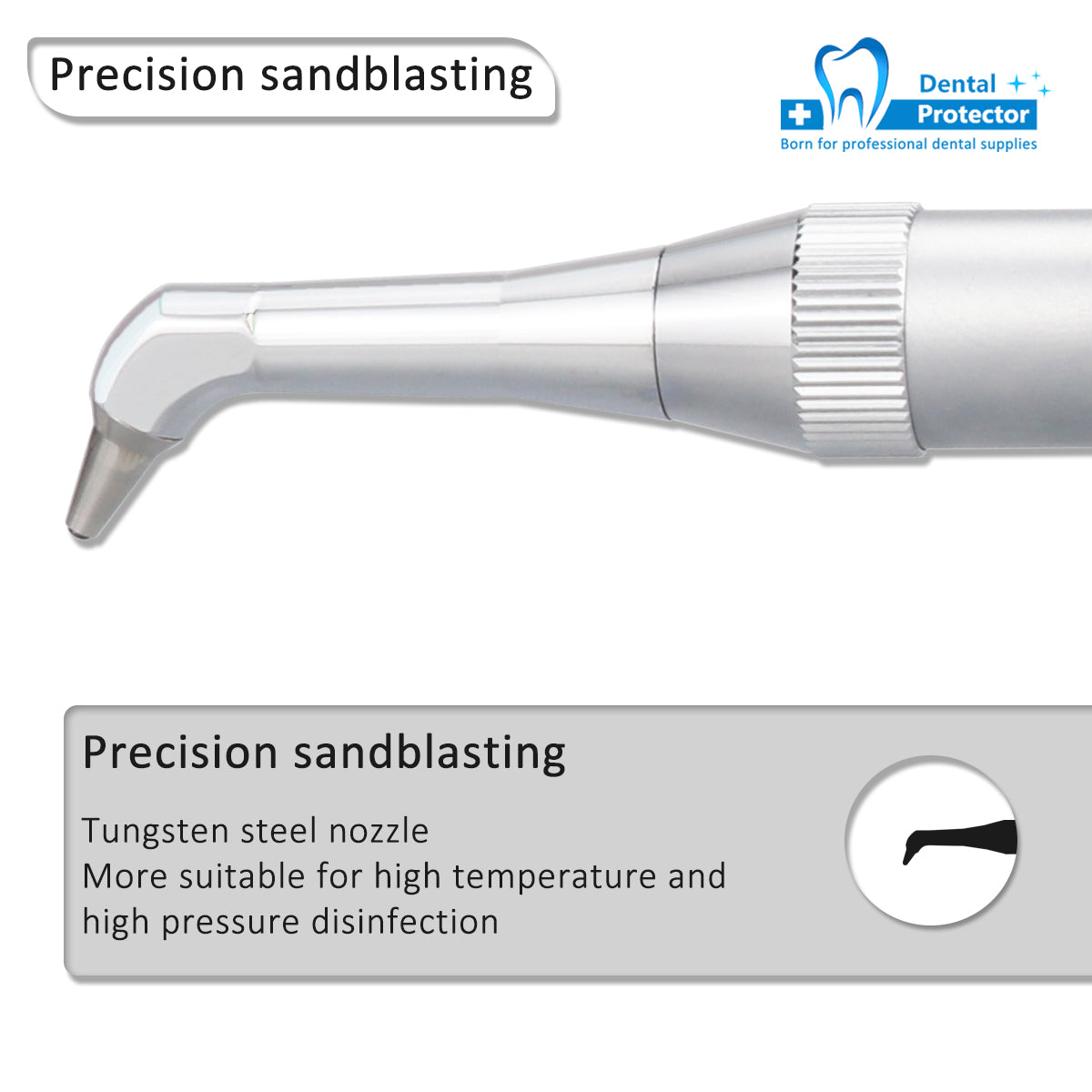 AU-M Dental Aluminum Oxide Air Abrasion Polisher Dental Alumina Microblaster Dental Sandblasting Equipment with/without Tube