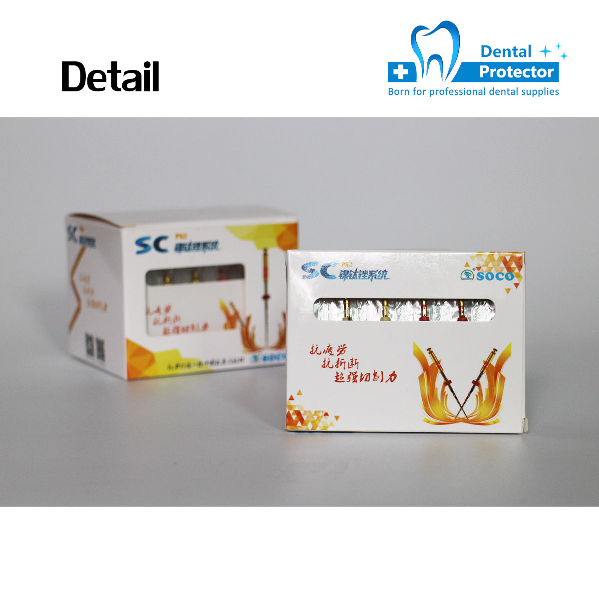 COXO SOCO Dental Niti rotary files , endodontic files , Endo Engine Root Canal Files ,can use for 10-15 root canal , 10 packs