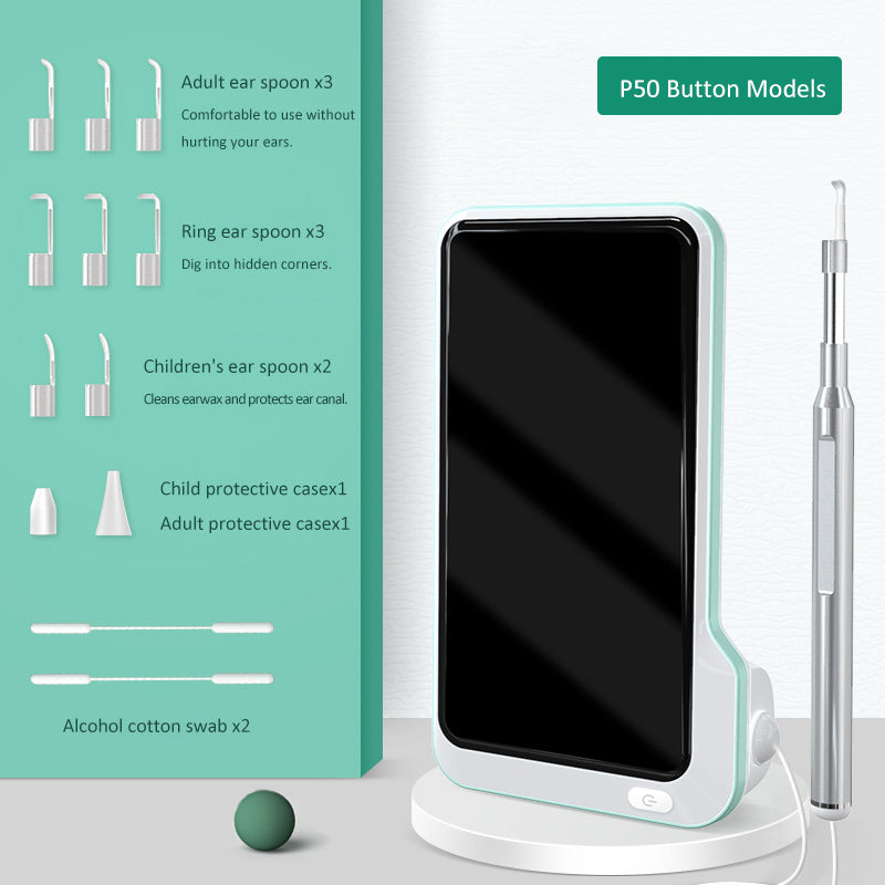 Ear Wax Removal Tool Camera Smart Visual Ear Wax Cleaner 5 million HD visual ear pick Luminous ear pick Children visual ear pick 3.9mm 1080P