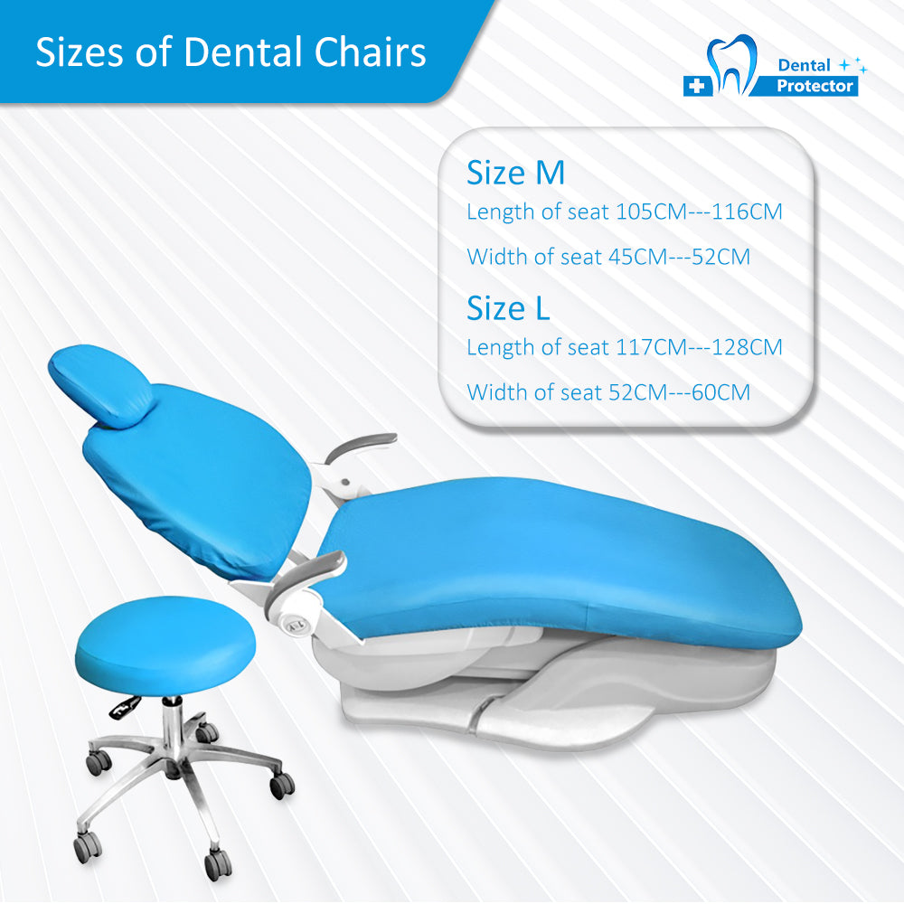 Dental Chair Covers Dental TPU Material Dental Unit Covers Seat Cover Elastic Waterproof Protective Case Protector Dentist Equipment 4 pcs/set