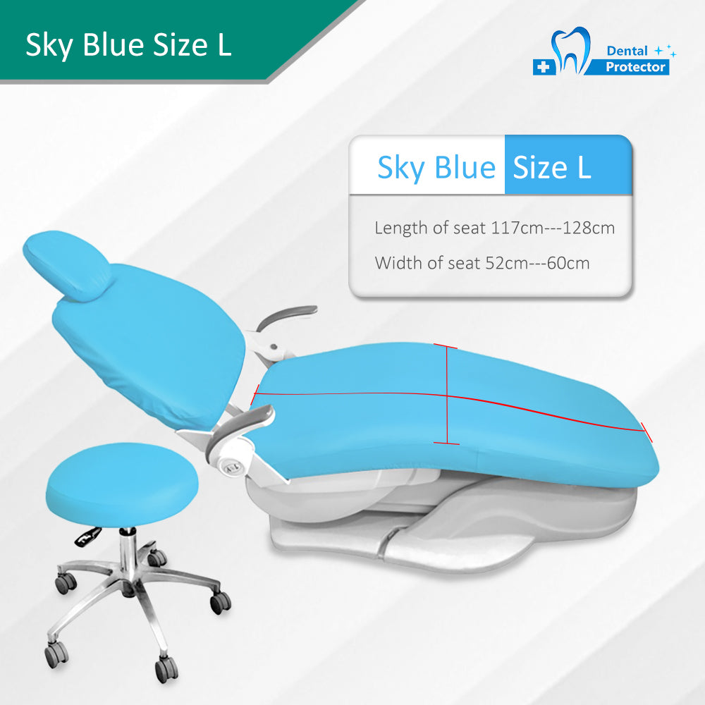 Dental Chair Covers Dental TPU Material Dental Unit Covers Seat Cover Elastic Waterproof Protective Case Protector Dentist Equipment 4 pcs/set