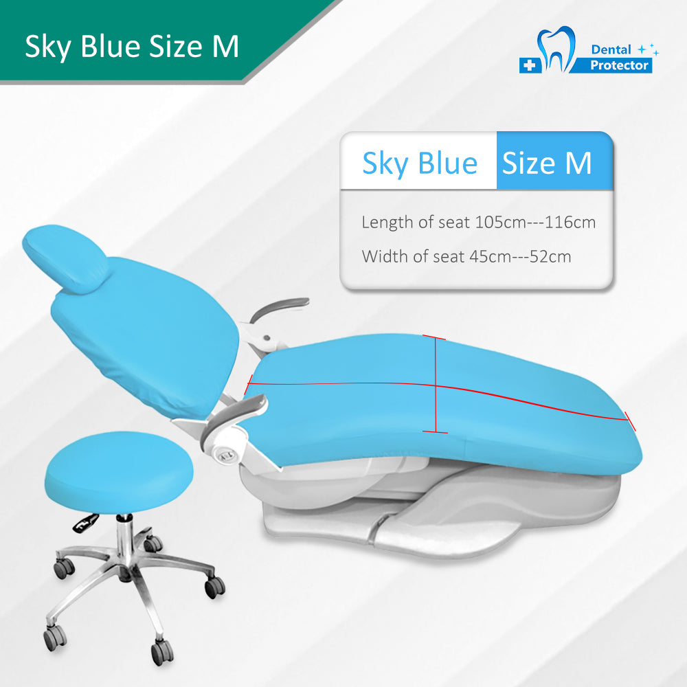Dental Chair Covers Dental TPU Material Dental Unit Covers Seat Cover Elastic Waterproof Protective Case Protector Dentist Equipment 4 pcs/set