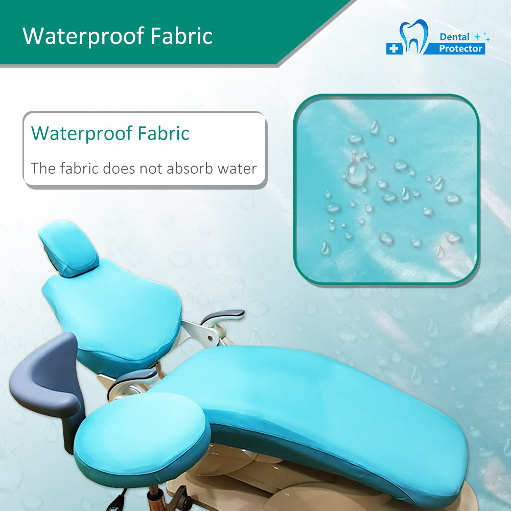 Dental Chair Covers Dental TPU Material Dental Unit Covers Seat Cover Elastic Waterproof Protective Case Protector Dentist Equipment 4 pcs/set