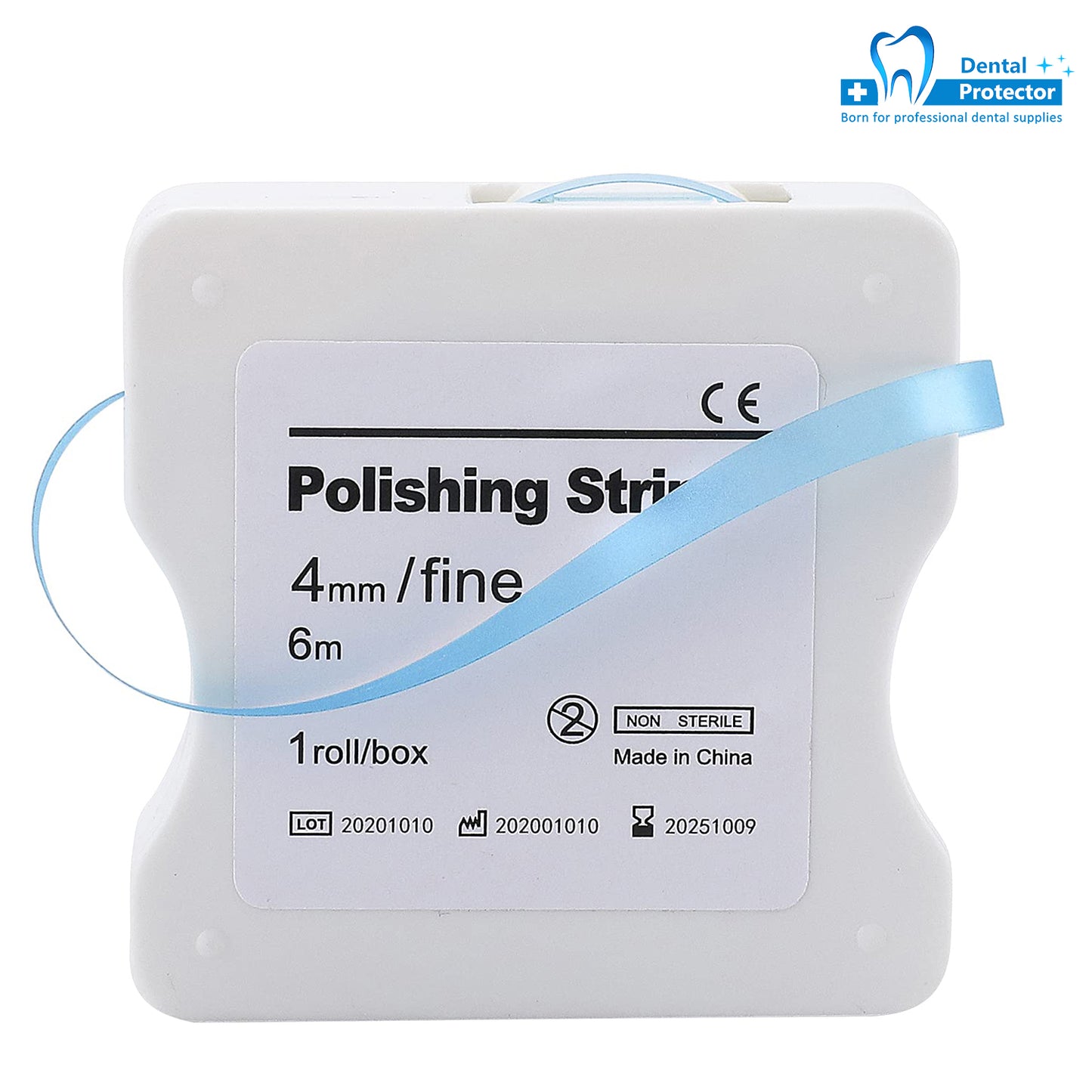 Dental Polishing Strips Teeth Abrasive & Finishing Strips 4mm x 6M, Inter-Dental Oral Care Cleaning Tool - Sanding Grinding Whitening Teeth (Blue&Pink)