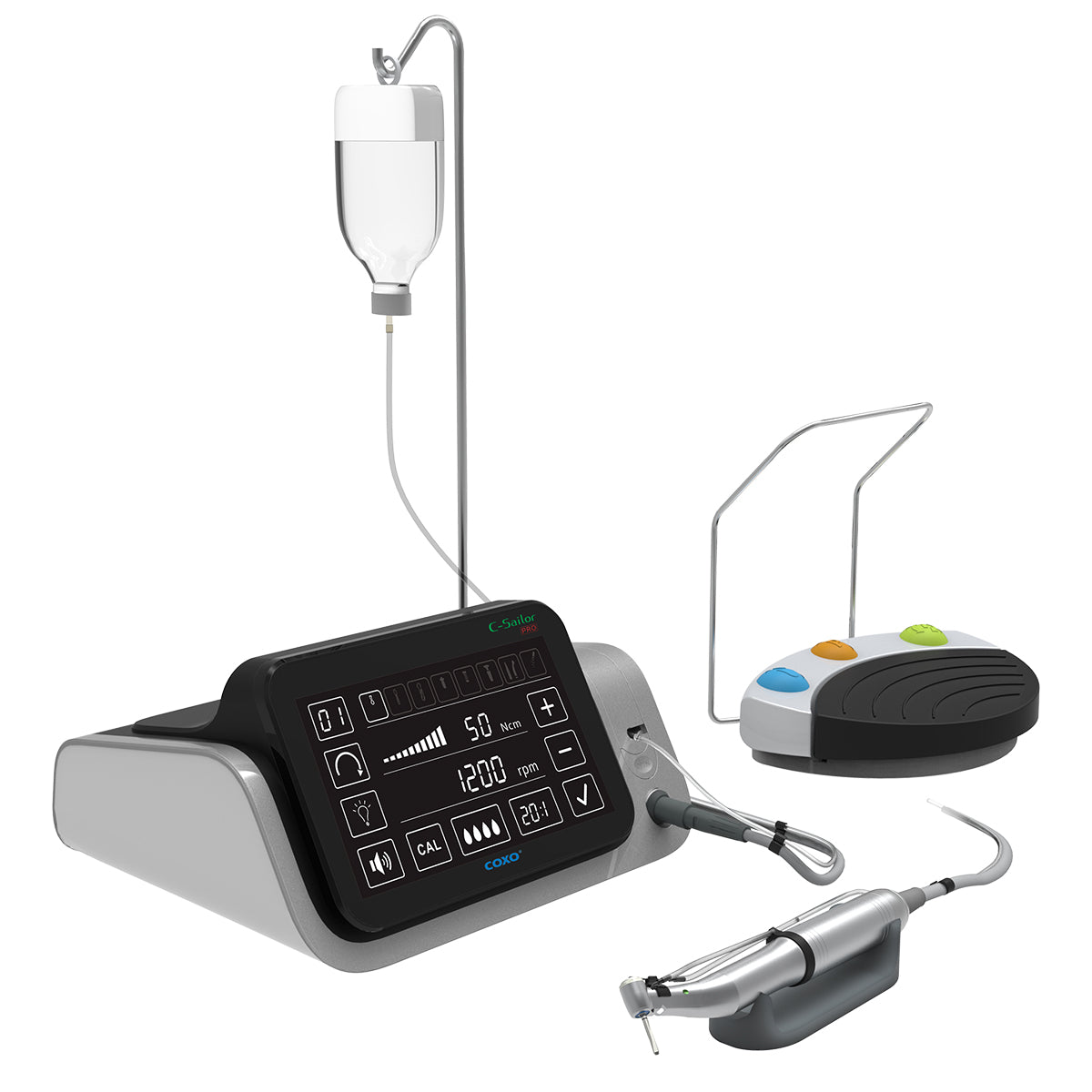 COXO C-Sailor Pro Dental Implant Motor with Led light ,80 N.cm Super Torque , Touch Screen, Ship from US/ Mecico