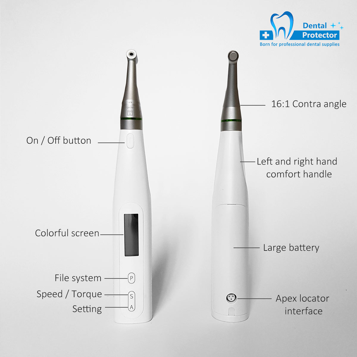 COXO C-smart mini AP Dental Wireless Endo Motor & Apex Locator 2 in 1 , Reciprocation System .