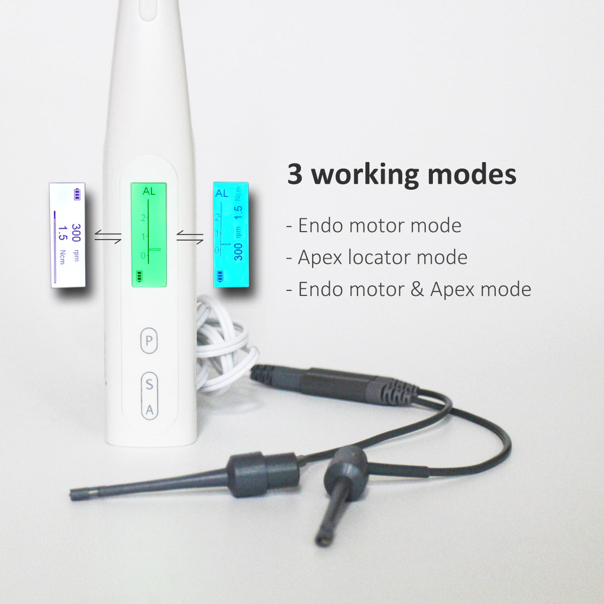 COXO C-smart mini AP Dental Wireless Endo Motor & Apex Locator 2 in 1 , Reciprocation System .