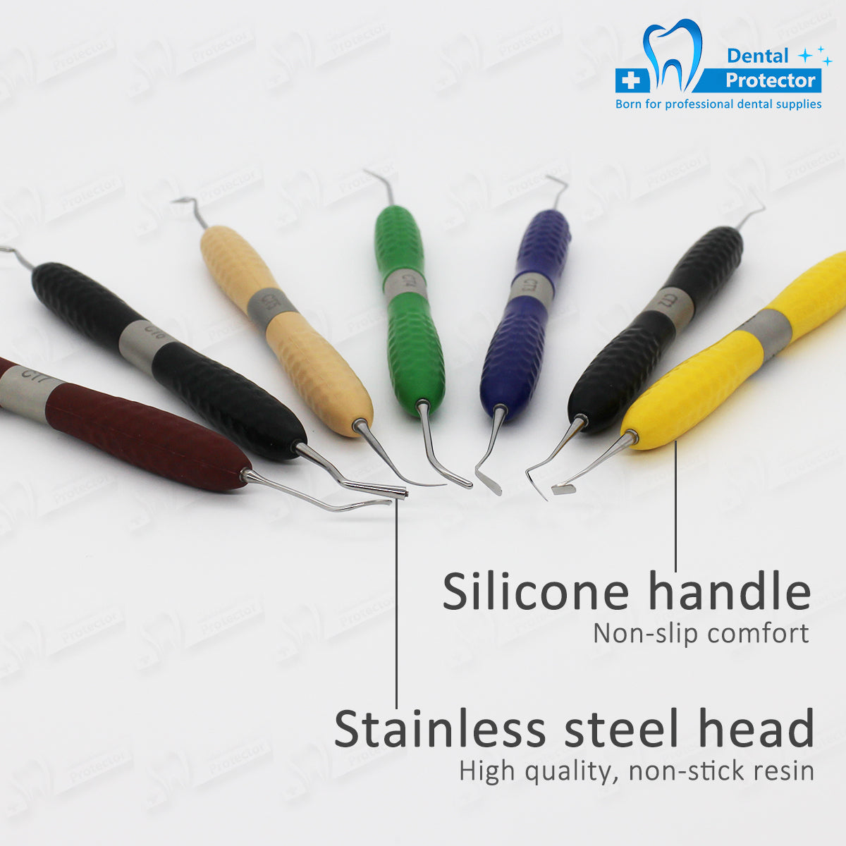 PROTECTOR RE-Repairer dental resin aesthetic restoration Resin sculpture tool Dental tools 7pcs with high temperature sterilization box