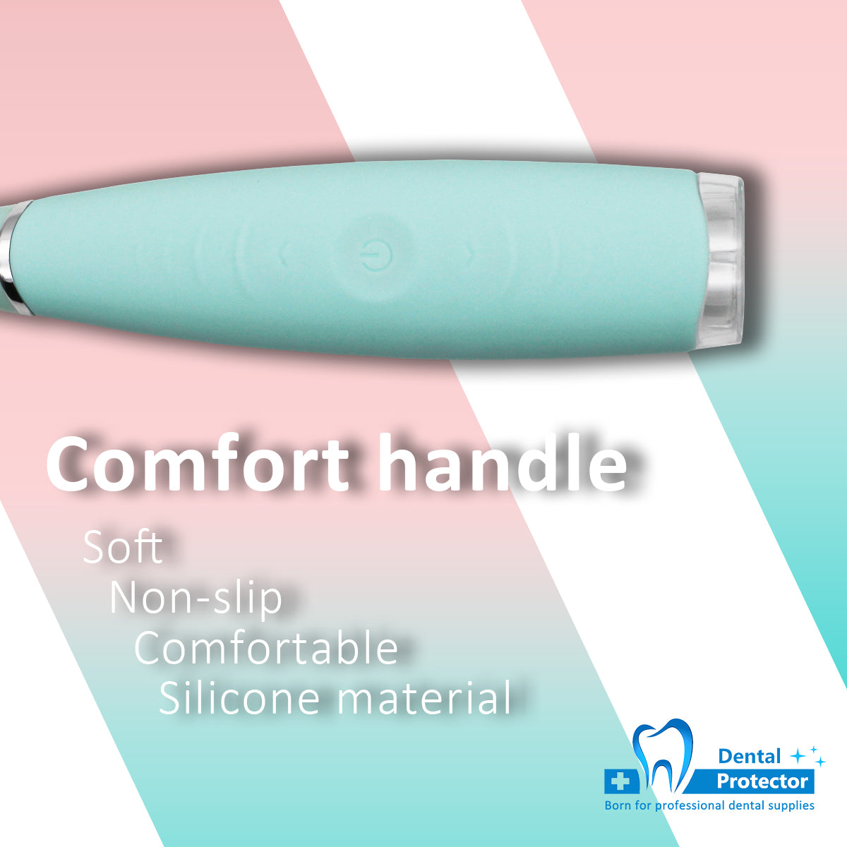 PROTECTOR Portable Electric Sonic Dental Scaler ToothC Tooth Stains Tartar Tool Dentist Whiten Teeth Health Hygiene white