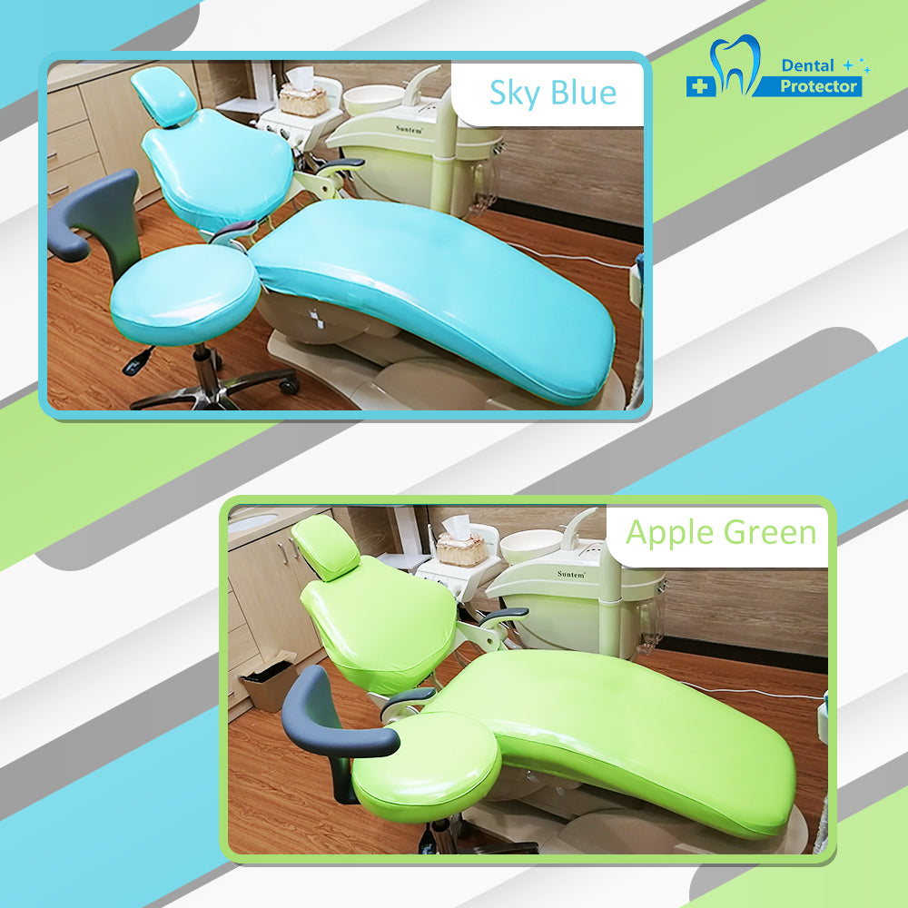 Dental Chair Covers Dental TPU Material Dental Unit Covers Seat Cover Elastic Waterproof Protective Case Protector Dentist Equipment 4 pcs/set