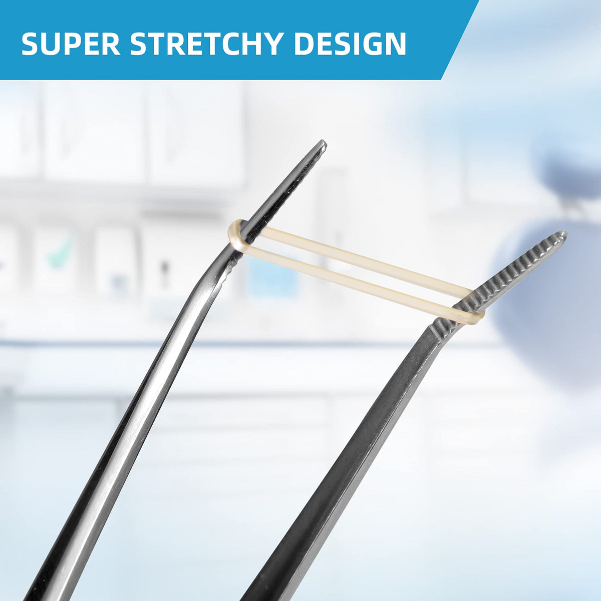 RB5 500 Pack Orthodontic Elastics 5/16" 3.5 Oz, Rubber Bands with 5 P