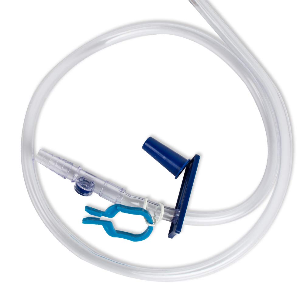 Protector Urinary Drainage Bag Urine Collection Bag with Anti-Reflux Chamber Medical Drain Bag 48" Drainage Tub, 2000ml (Pack of 5)