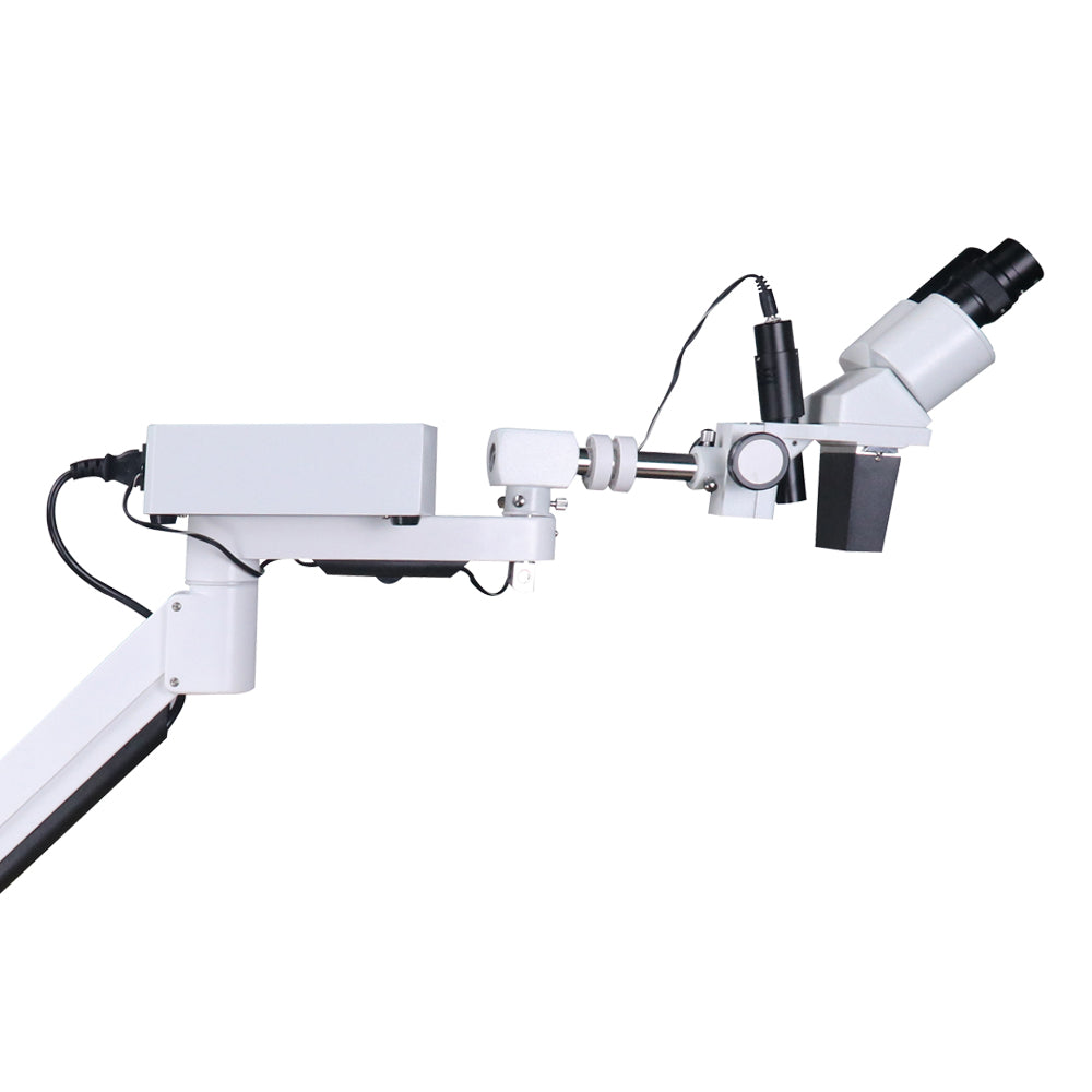 Mscope-1s 10X Magnify Dental Binocular Microscope 3W LED Rotatable for Dentists Denture Tool Dental Lab Equipment Microscope Spot Light