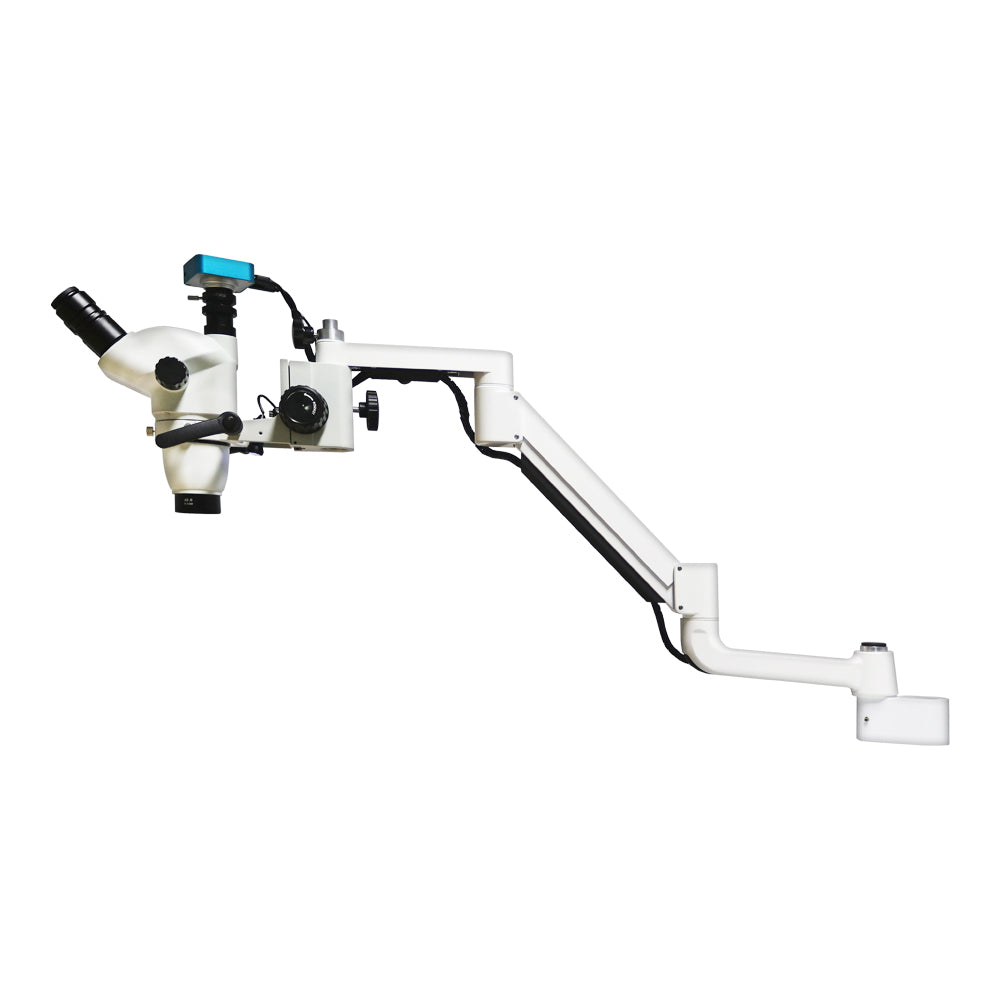 Mscope-7C Professional Trinocular Stereo Zoom Microscope with Simultaneous Focus Control,Microscope, 10X Eyepieces,10X Magnification, Zoom Objective 16 mega