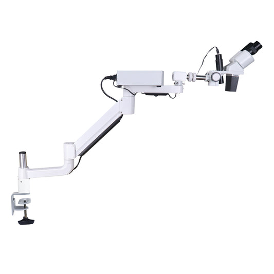 Mscope-1s 10X Magnify Dental Binocular Microscope 3W LED Rotatable for Dentists Denture Tool Dental Lab Equipment Microscope Spot Light