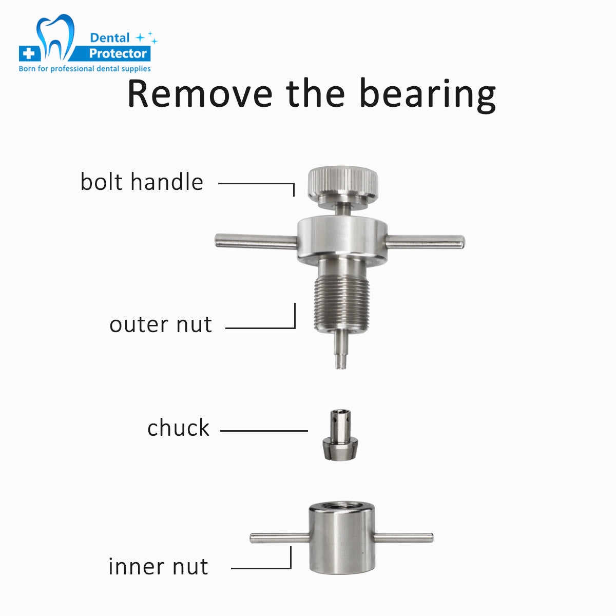 Dental Handpieces Repair Tools Handpieces Bearings Cartridge Turbine Maintenance Tool Set Dentist Tools