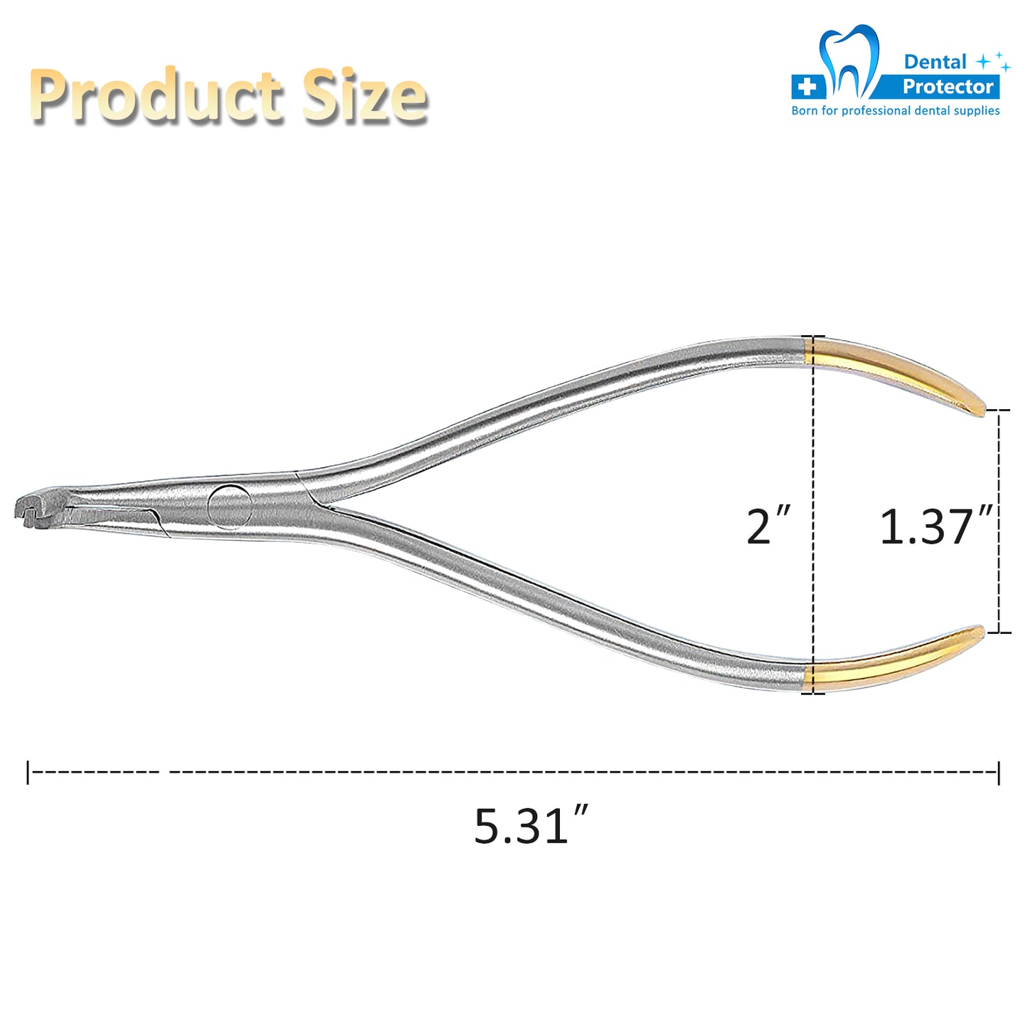 Dental Distal End Bending Plier, Orthodontic NiTi Bender Forceps Hammerhead Dental Tools Instrument