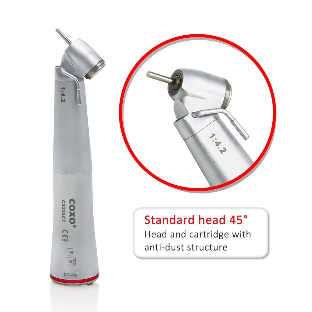 COXO Dental 1:4.2 /1:5 Contra Angle For Crown Removal and Tooth Extraction With COXO Implant Motor