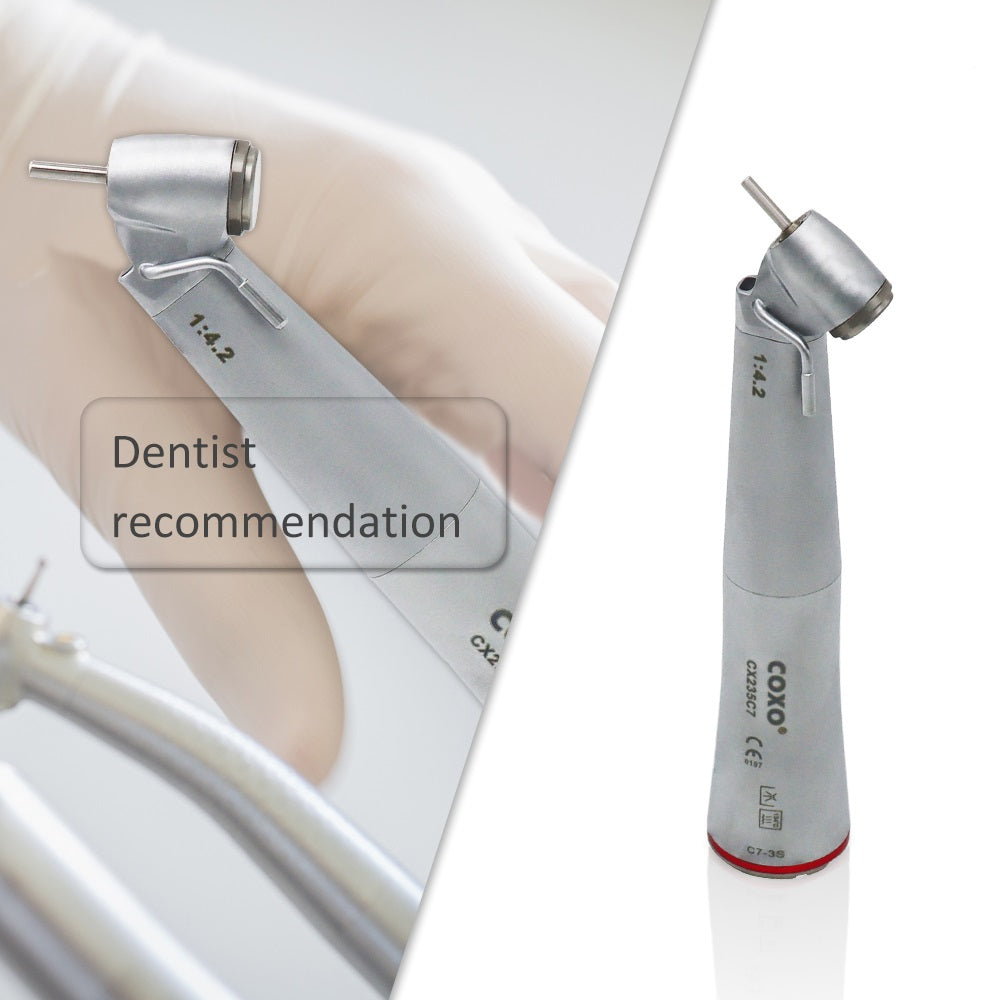 COXO Dental 1:4.2 /1:5 Contra Angle For Crown Removal and Tooth Extraction With COXO Implant Motor