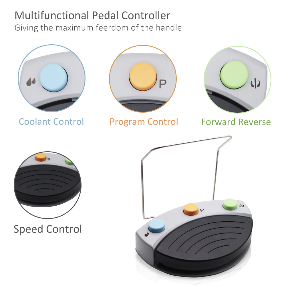 COXO Dental Implant Motor with Surgery Motor 2-in-1,C-sailor pro +  ,Wireless Foot Pedal , LED Illumination,Build in Operating procedures and steps