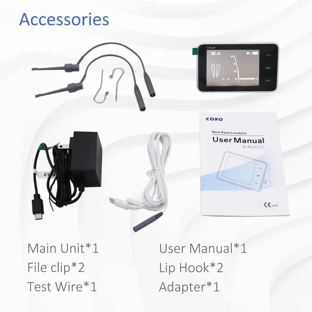 COXO C-ROOT I(V) Root Apex Locator, Digital Display, Accurate Measuremen,Endo Locator