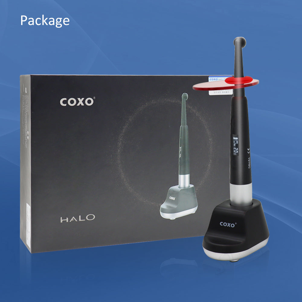 COXO DB686 HOLA Dental Led Curing light , Enjoy 5 Easy Modes, a Tough Scratch-Resistant Lens, Enhanced Optical Performance for Deep Curing, Wide Wavelength Range, and Long-lasting Wireless Charging