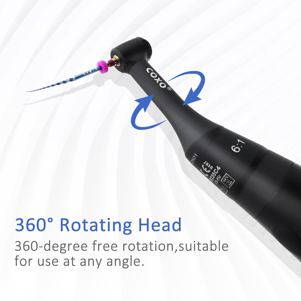 COXO C-SMART-MINI AP+ Brushless Dental Endo Motor Smart with LED Lamp 16:1 Standard Contra Angle with Apex Locator