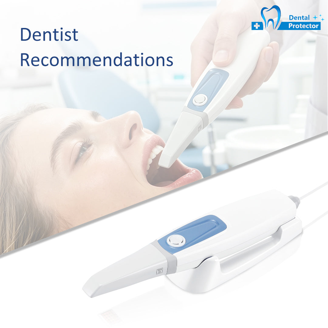 Professional Dental Intra Oral 3D Scanner Handpiece, Autoclavable Standard & Mini Scan Tips, Multi-Language Intraoral Scanner Complete Accessory Kit for Dental Lab Clinic