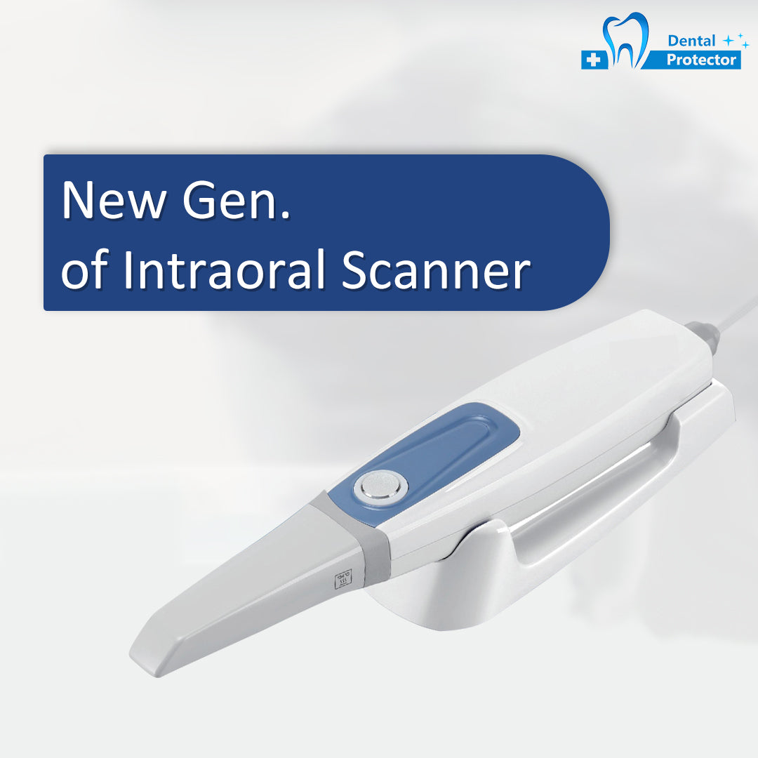 Professional Dental Intra Oral 3D Scanner Handpiece, Autoclavable Standard & Mini Scan Tips, Multi-Language Intraoral Scanner Complete Accessory Kit for Dental Lab Clinic
