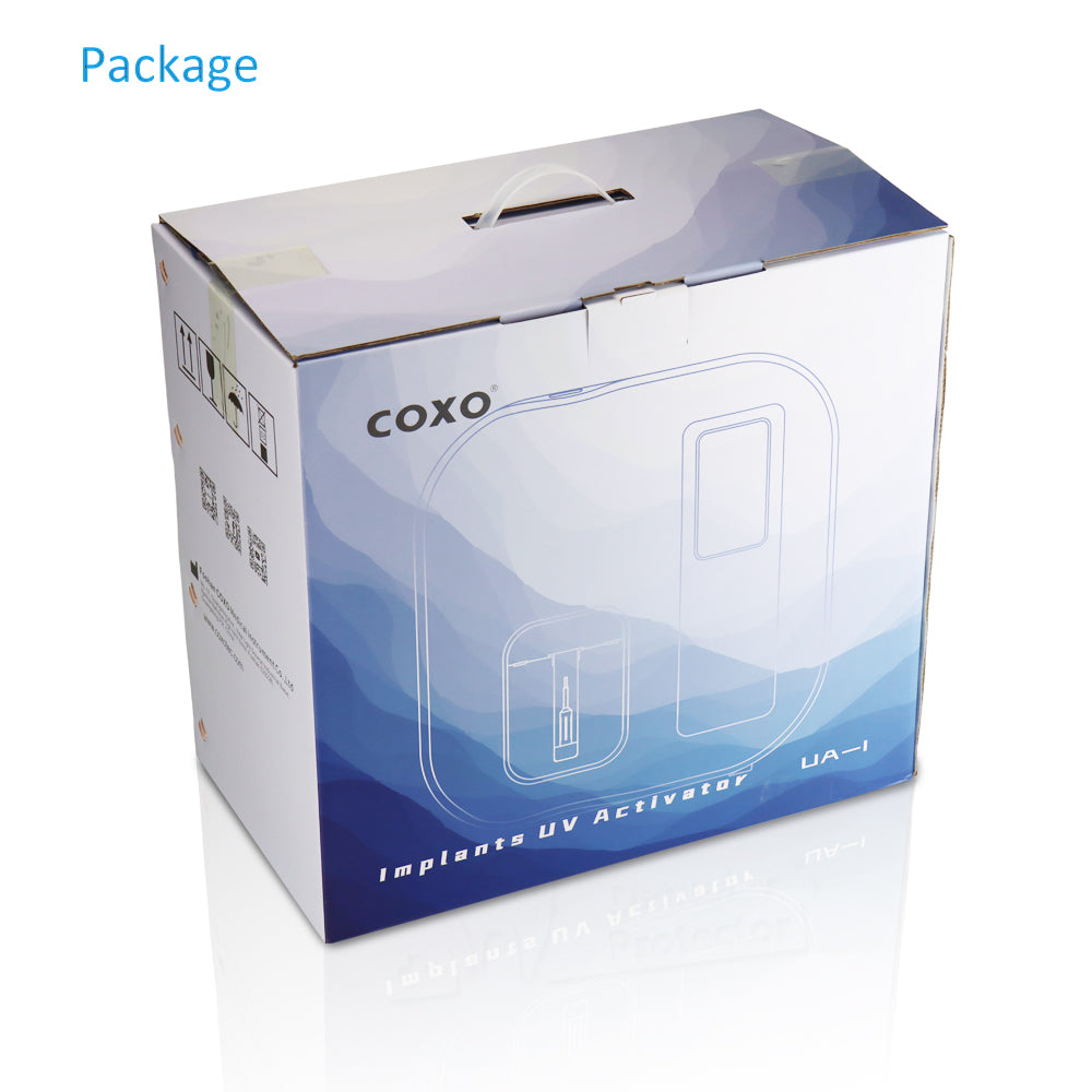 (Group purchase ,Save 200$/3500MX$ )COXO Implants UV Activator it can use vacuum ultraviolet rays to catalyze and activate the surface activity of implants. Improve the rate of osseointegration