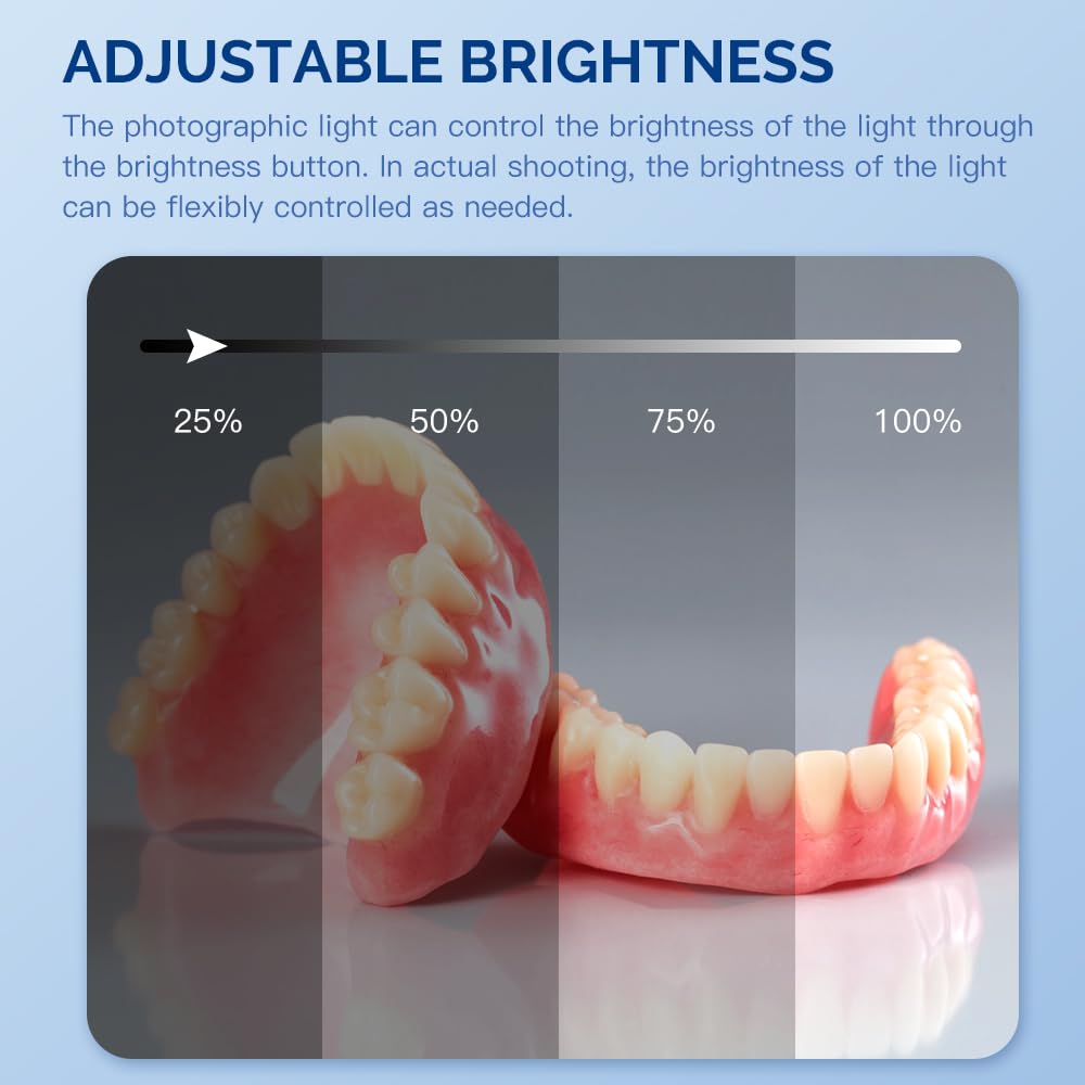 New 5W Dental Oral Photography LED Lamp Dental Oral Photography LED Lamp with Bracket Equipment Supplementary Light Lamp